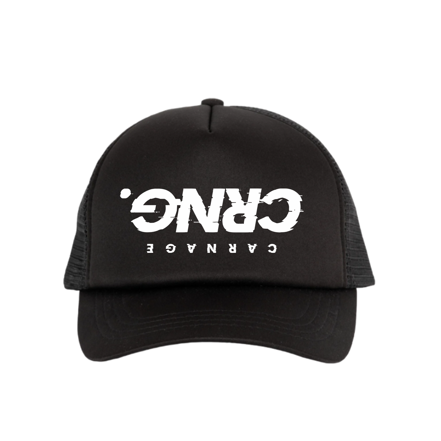 Casquette Trucker Glitch Noire