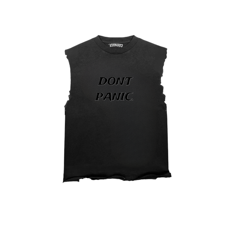 Tank DON'T PANIC full black