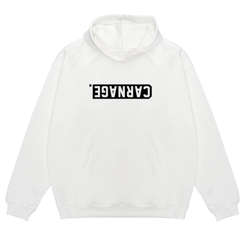 Sweat Oversize Label Blanc