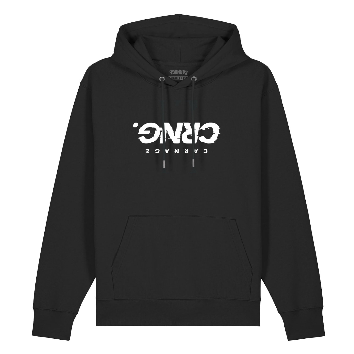 Sweat Capuche Glitch Noir